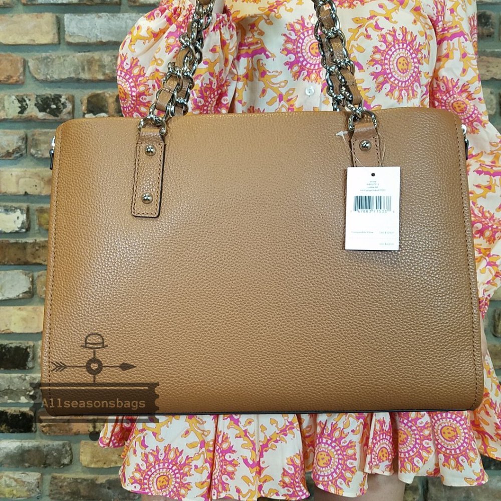 Warm Gingerbread Kate Spade Andee Cobble Hill Tote - Picture 2 of 9